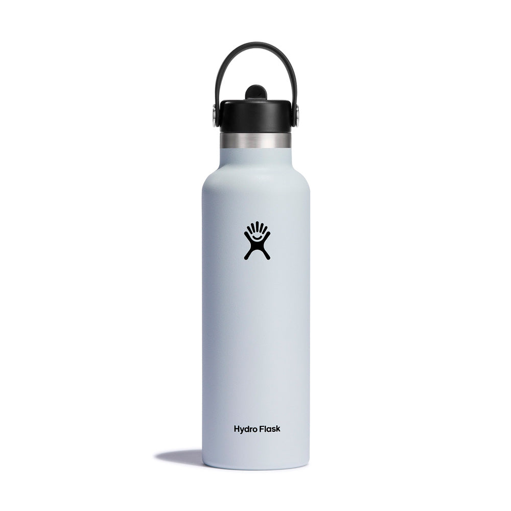 Botella Térmica Hydro Flask  621ml Tapa Bombilla Flex Blanco