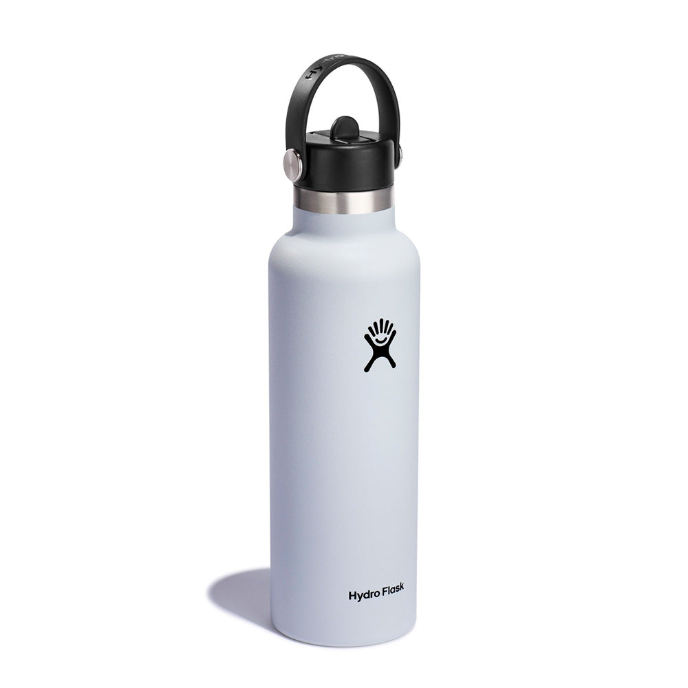 Botella Térmica Hydro Flask  621ml Tapa Bombilla Flex Blanco