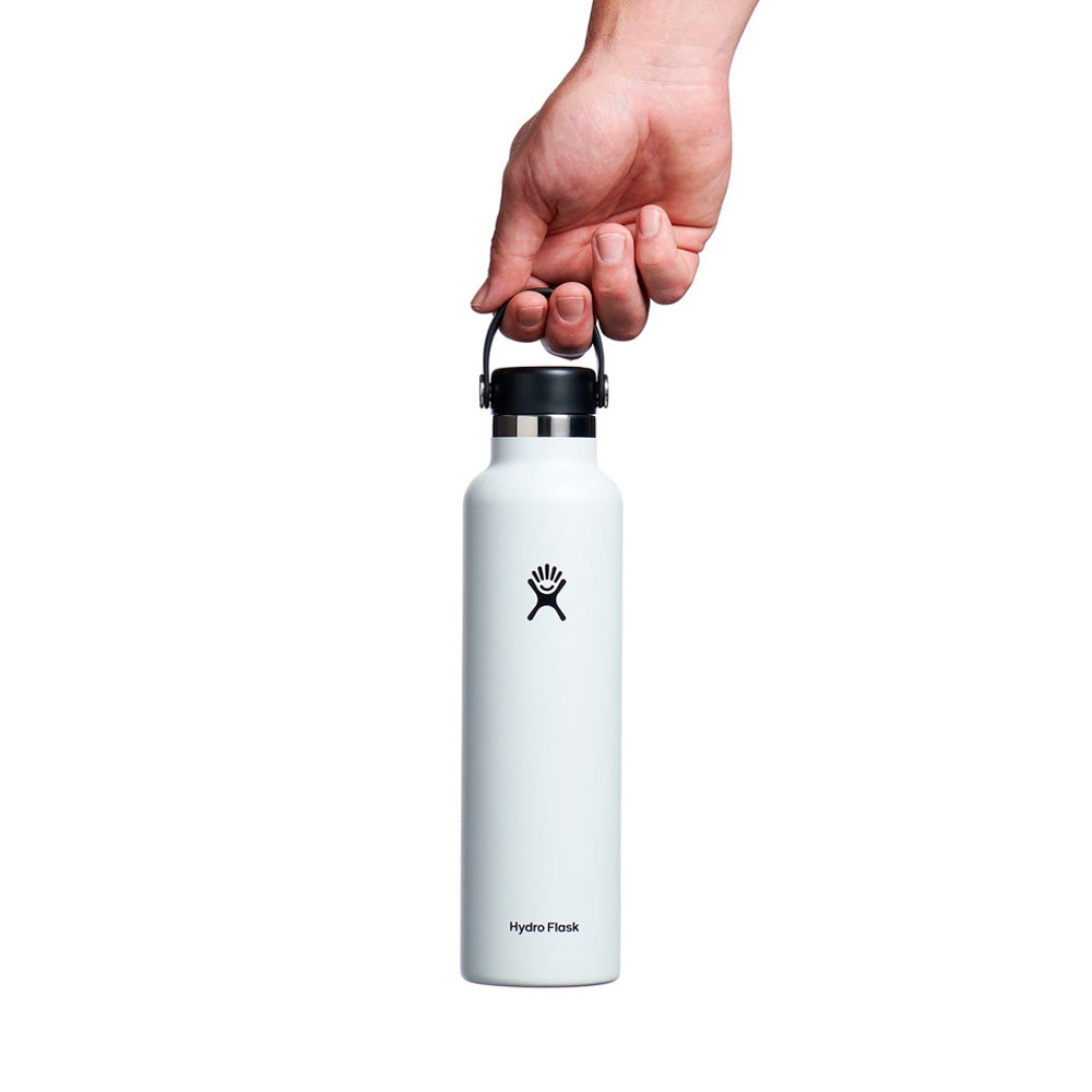 Botella Térmica Hydro Flask 710ml Tapa Estandar Flex Blanco