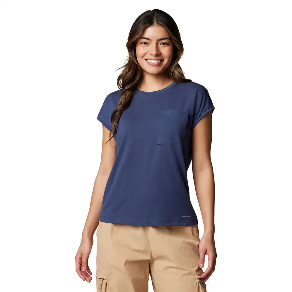 Camiseta para Dama Columbia Boundless Trek™ Short Sleeve Tee  Nocturnal