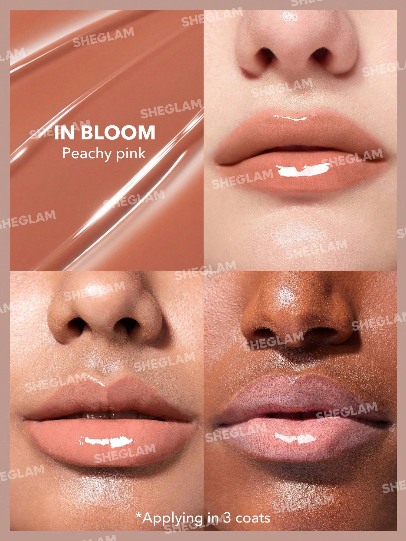 Brillo Labial Sheglam Rellenador de Labios In Bloom