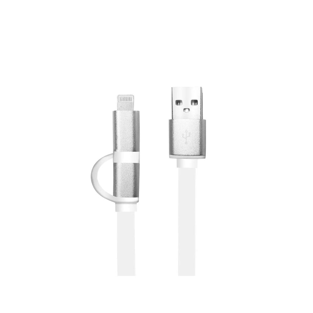 Cable 2-en-1 Lightning y Micro USB Argom Tech