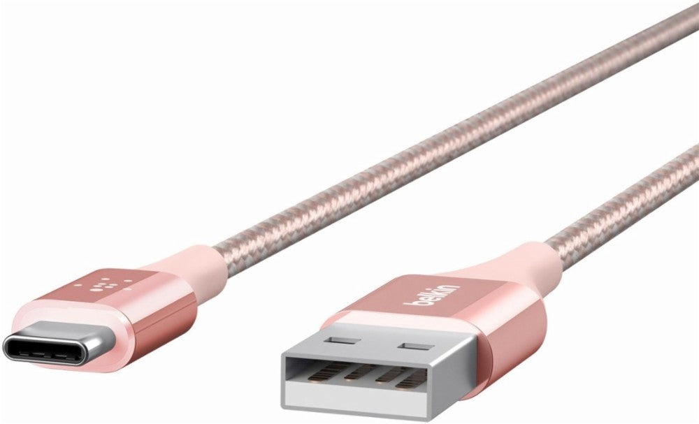 Cable Belkin USB-A a USB-C de 1.2m color Rosado Codigo F2CU059BT04-C00