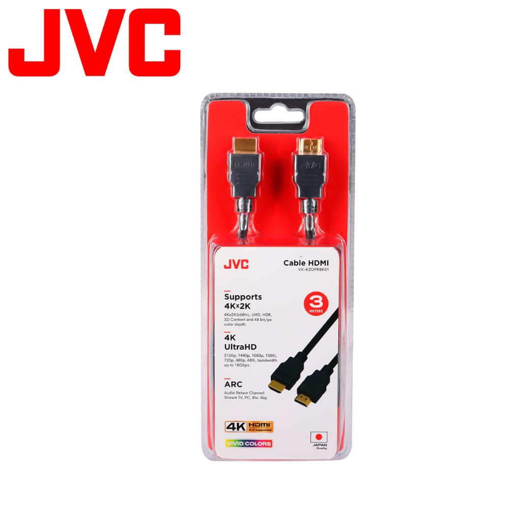 Cable HDMI JVC 2K, 4K, ARC