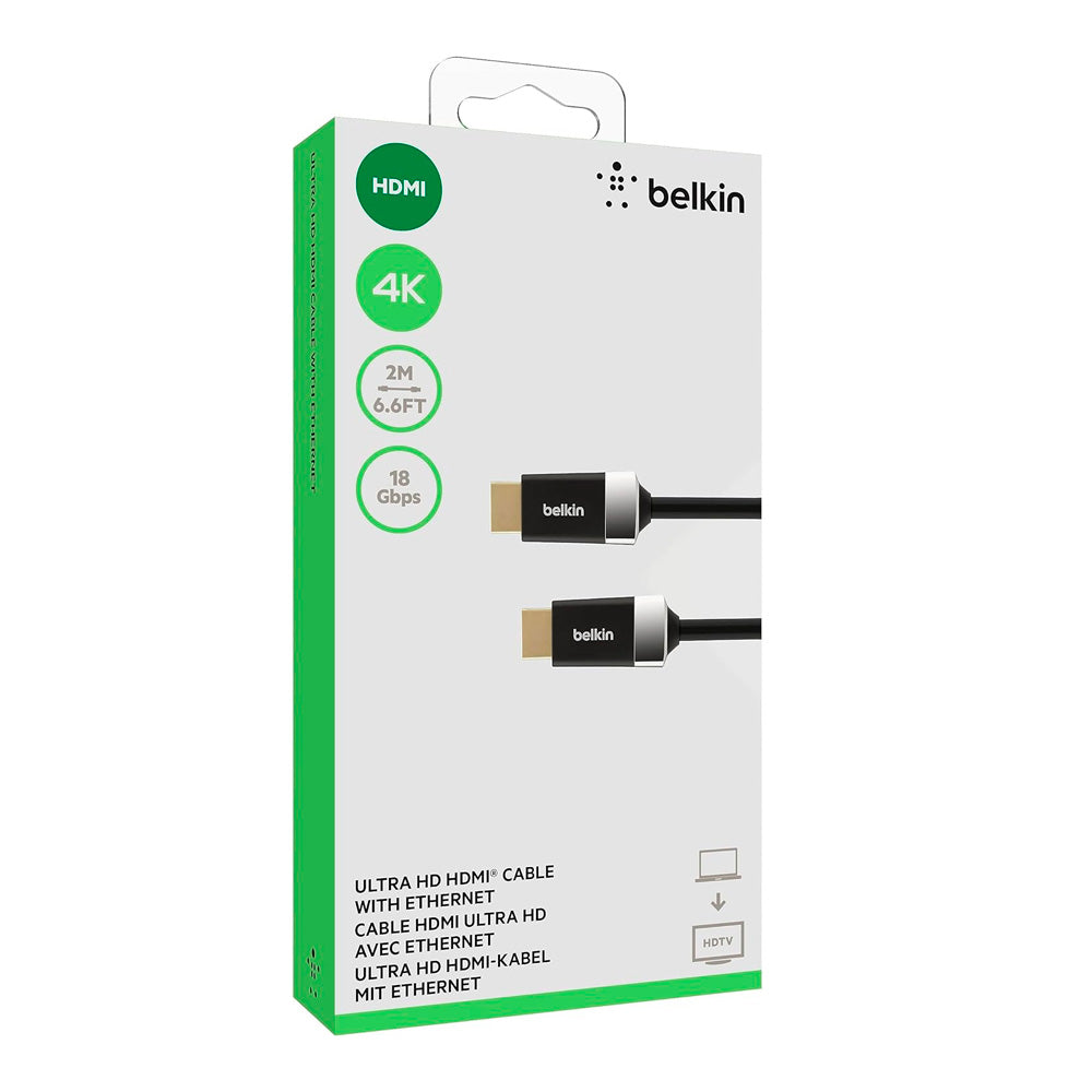 Cable USB Belkin 4K HDMI de Alta Velocidad AV10050bt2M Negro