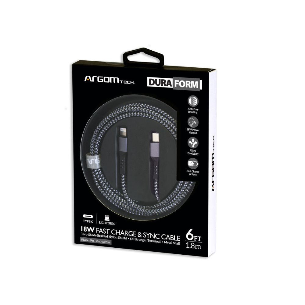 Cable USB-C a Lightning 1.8 m - Negro