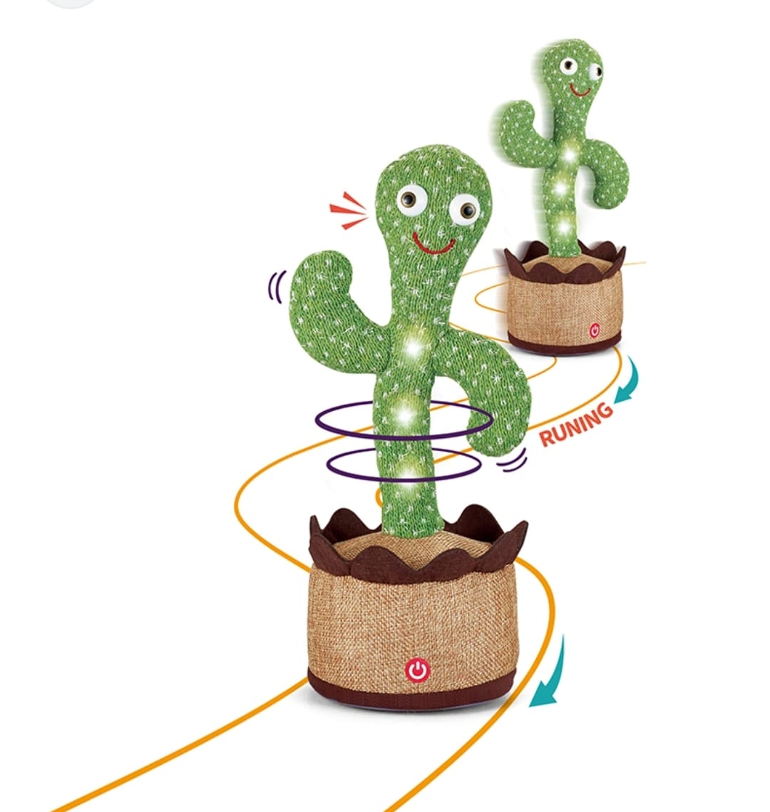 Cactus con ropa bailarín caminador