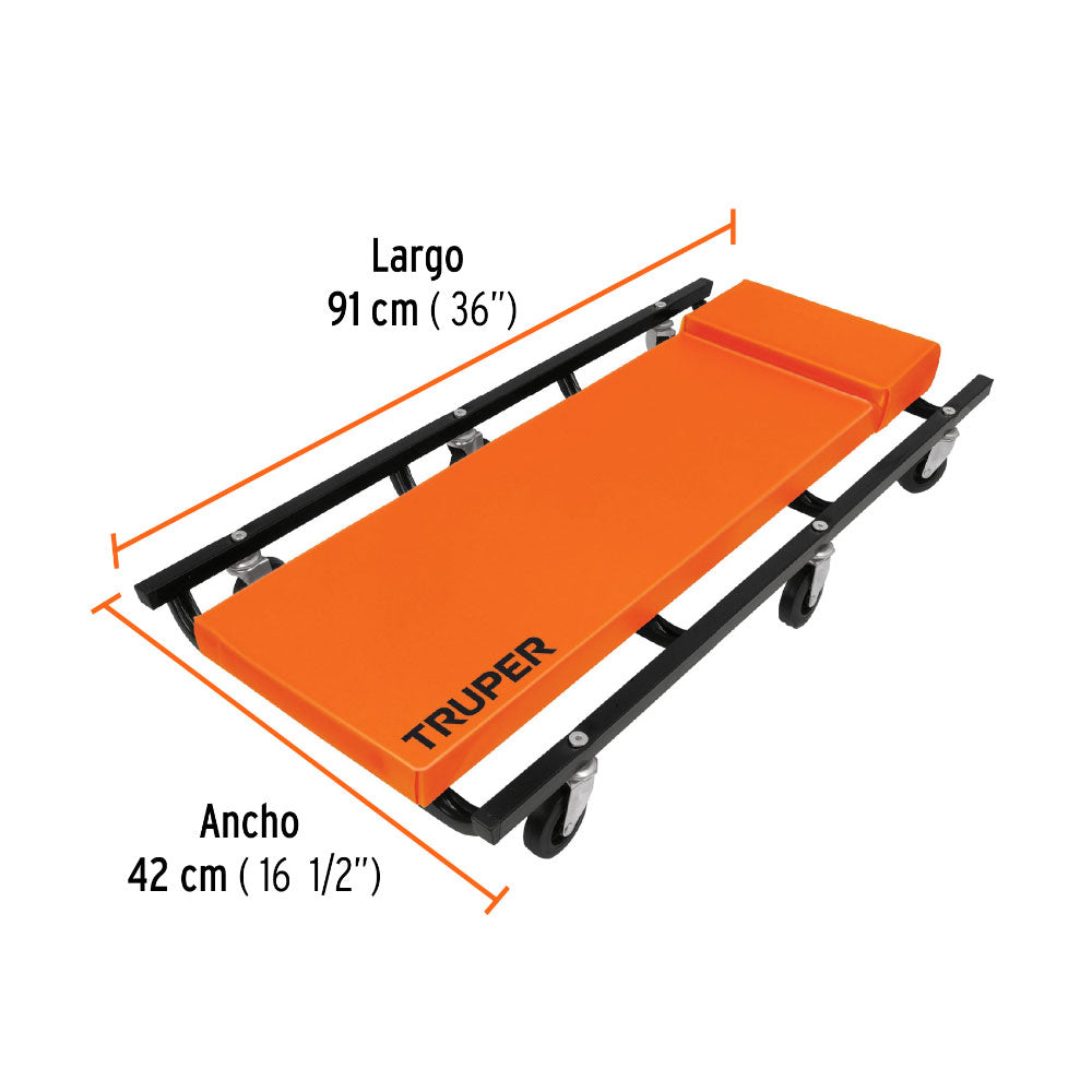 Cama para Taller Mecánico Truper  de 36"