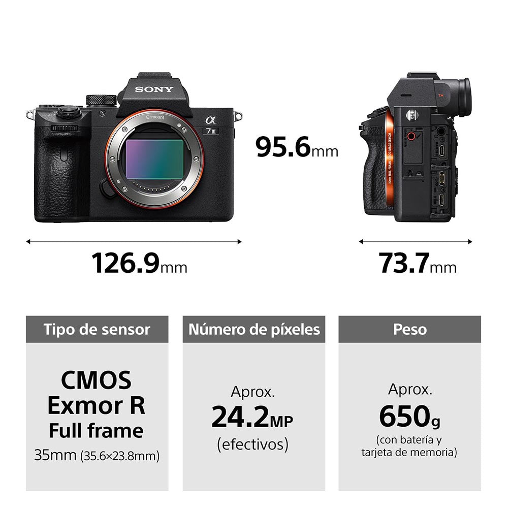 Cámara Digital Sony Alpha 7 III Full Frame