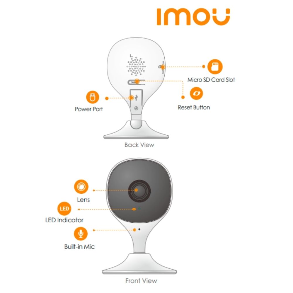 Cámara WiFI IMOU Cue 2C