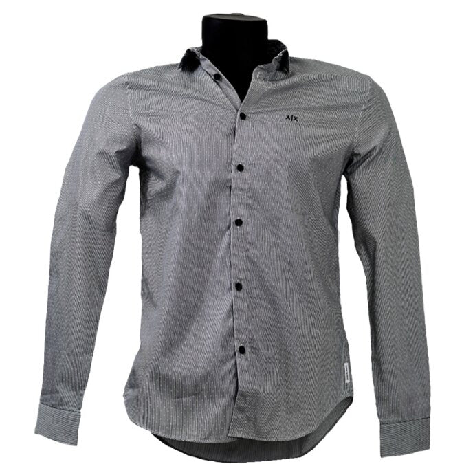 Camisa Armani Exchange en Color Escotilla Negro