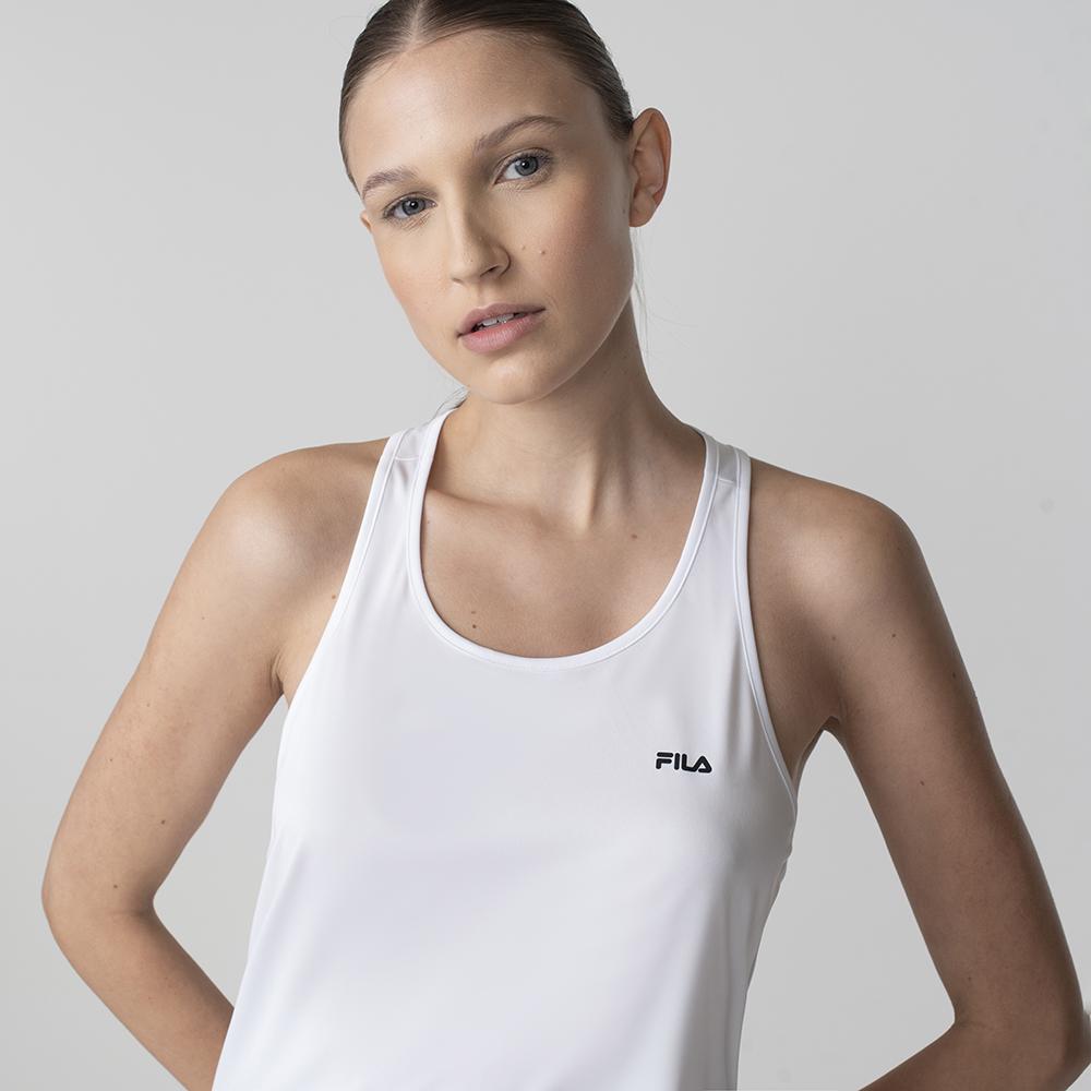 Camiseta Fila Basic Dry Fit Color Blanco