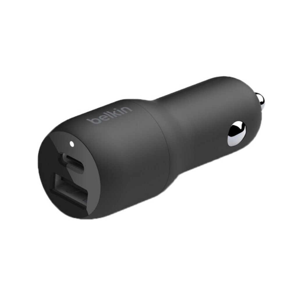 Cargador de Coche Dual  Belkin con PPS 37W + Cable USB-C con Conector Lightning