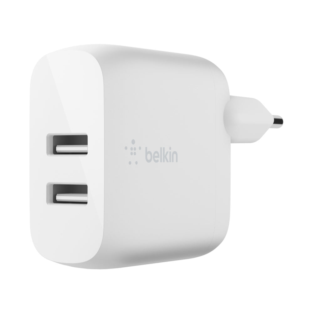 Cargador de pared Belkin doble USB-A de 24 W