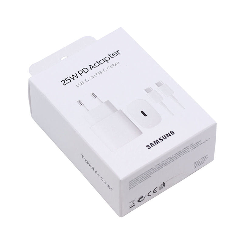 Cargador Samsung 25W PD Adaptar USB-C con cable