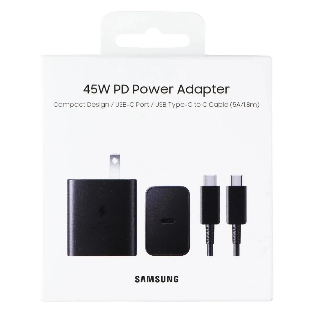 Cargador Samsung 45W PD Power Adapter Compact Design Cable (5A/1.8m)