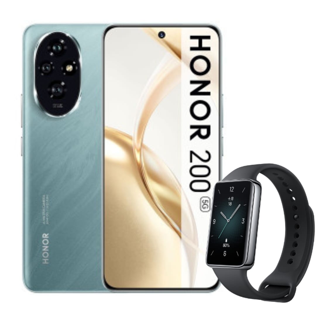 COMBO Celular Honor 200 12GB RAM 512GB 4500 mAh + Smartband Honor Band 9