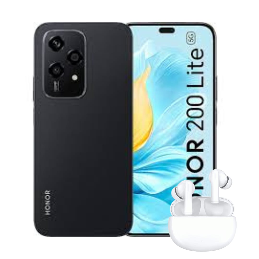 COMBO Celular Honor 200 Lite 8GB 256GB 4500 mAh + Audífono Honor Choice Earbuds X5