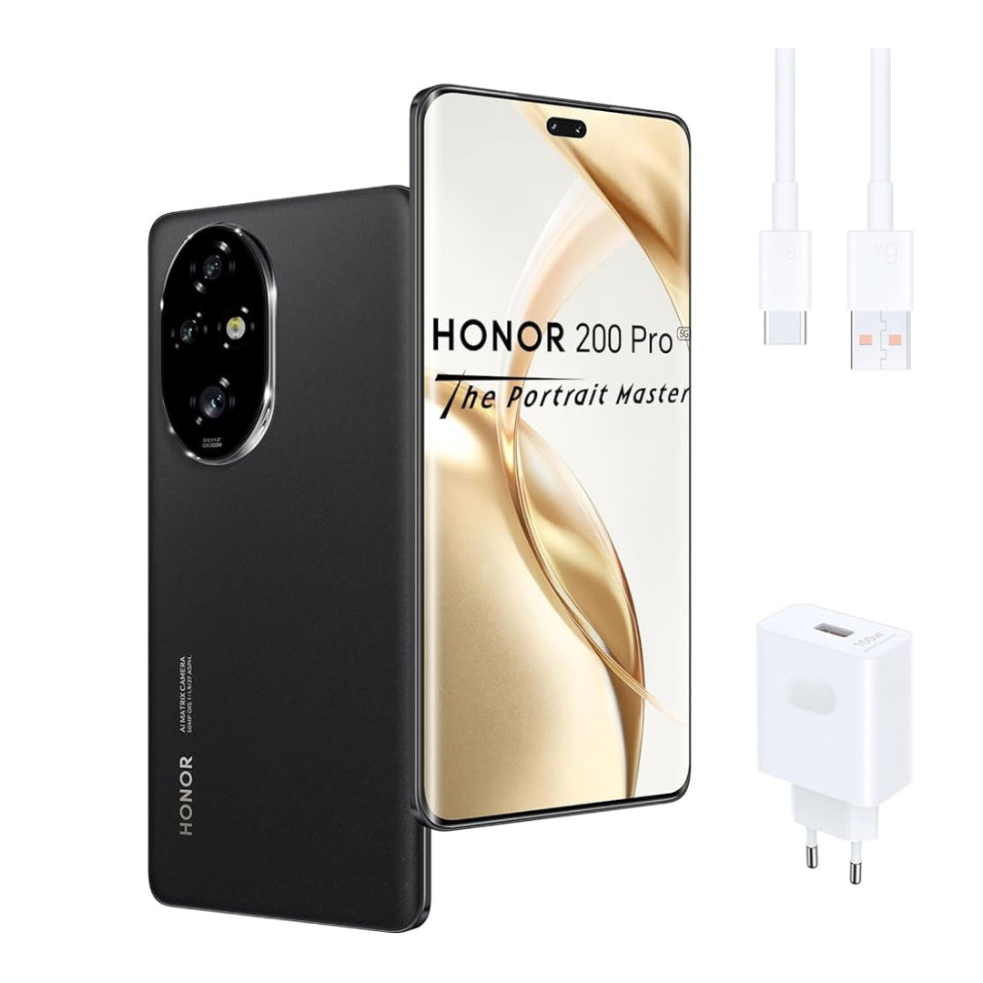 Celular Honor 200 PRO 12GB RAM  512GB 4500 mAh + HONOR Watch 5 o Earphone sport Pro