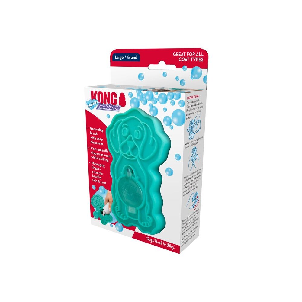 Cepillo KONG ZoomGroom Bubbles