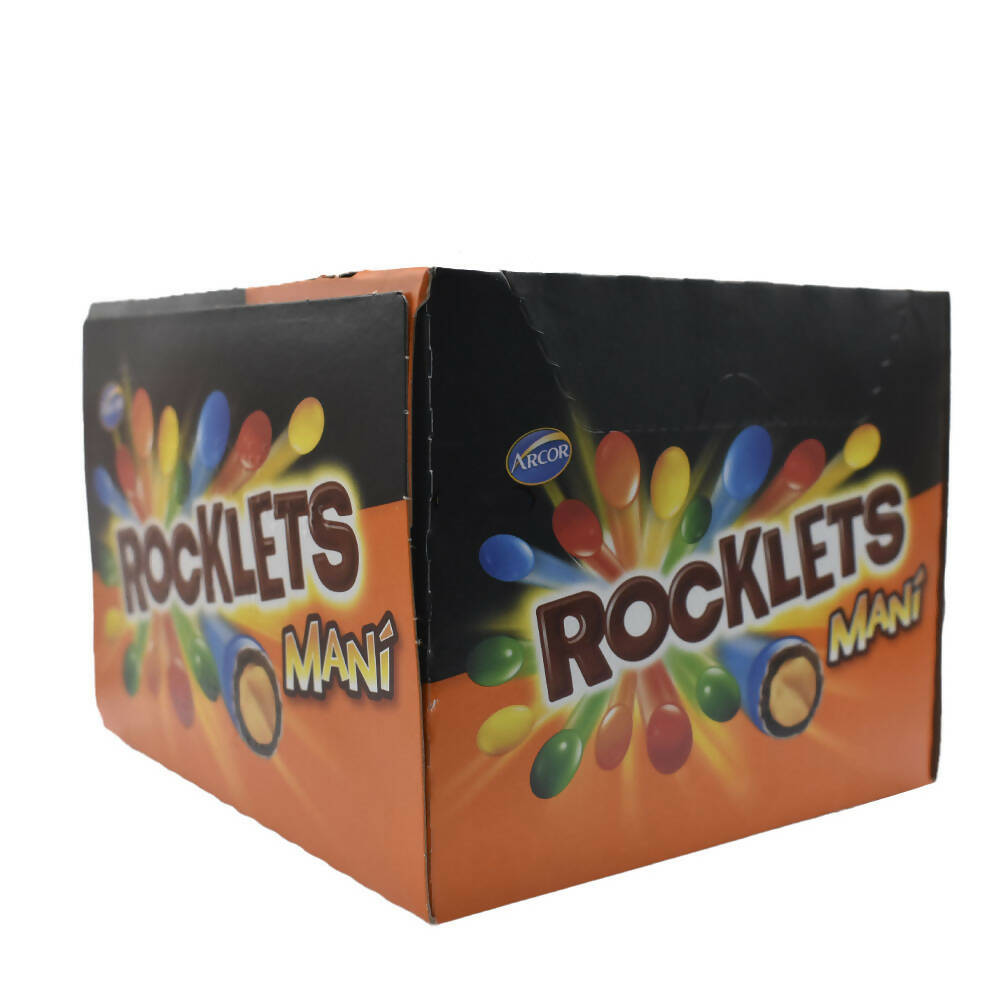 Chocolate Arcor Rocklets Maní Caja de 16 Unidades