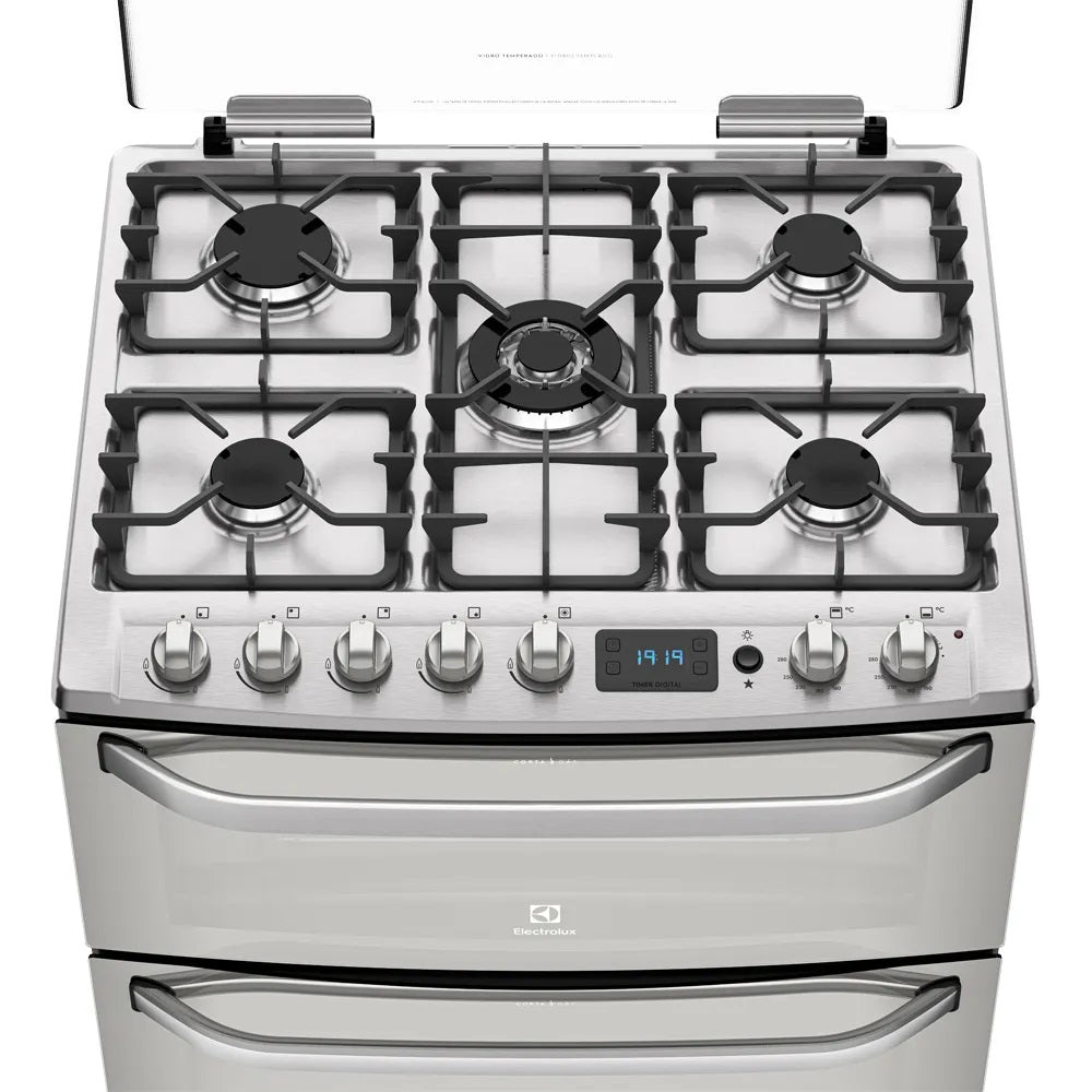 Cocina Electrolux 76DXR - 5 Hornallas Doble Horno