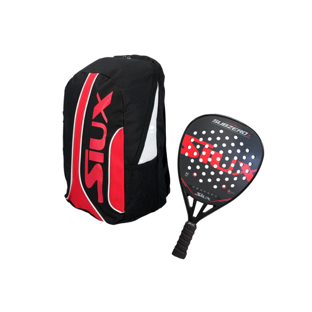 Combo Paleta Siux Subzero 3 + Mochila Siux Fusion Roja