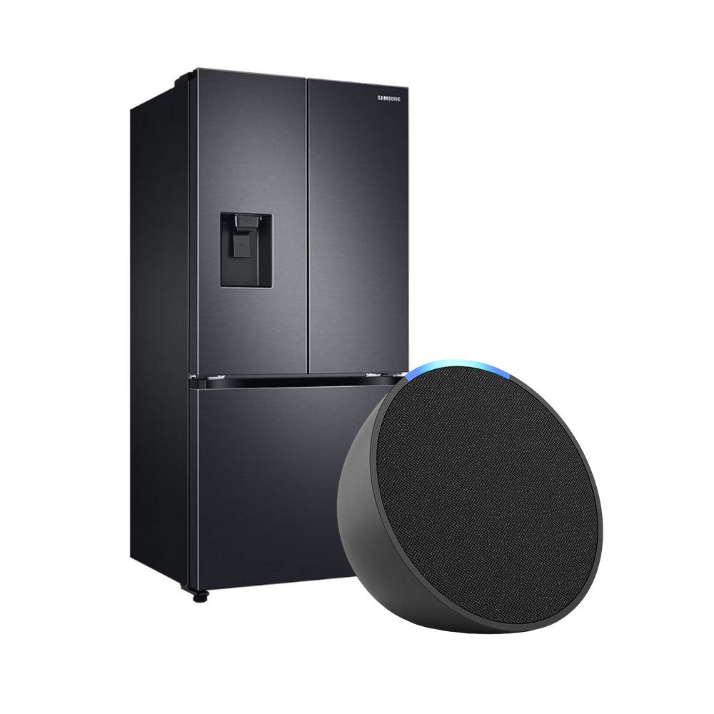 Combo Refrigerador Samsung  de 425 litro + Asistente Virtual AMAZON Echo Pop