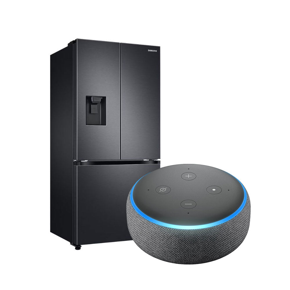 Combo Refrigerador Samsung  de 425 litro + Asistente Virtual AMAZON Echo Dot