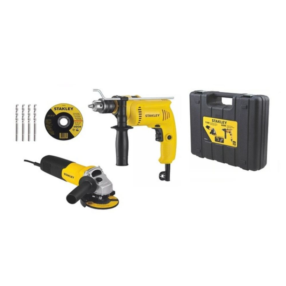 Combo Taladro/Amoladora Stanley  600W – 710W