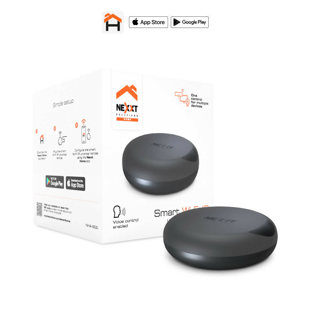 Control Remoto Nexxt Inteligente Universal con tecnologia IR+RF WiFi Codigo NHA-I610