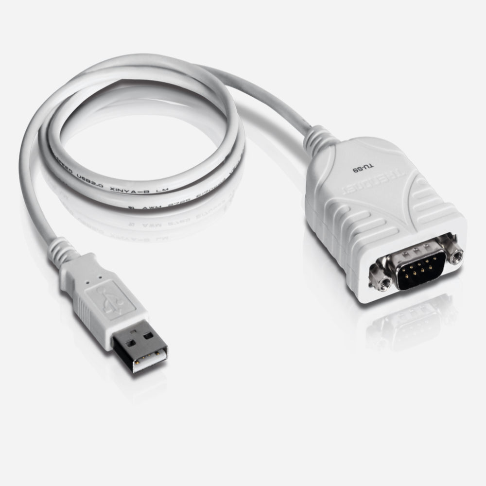 Conversor Trendnet USB-A a Serial RS232 Cable de 64cm Codigo TU-S9