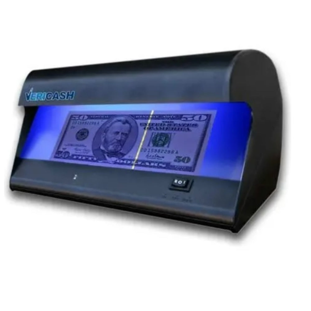 Detector de billetes falsos Vericash con Luz Ultravioleta Marca de Agua y Lupa Codigo VC16M-220