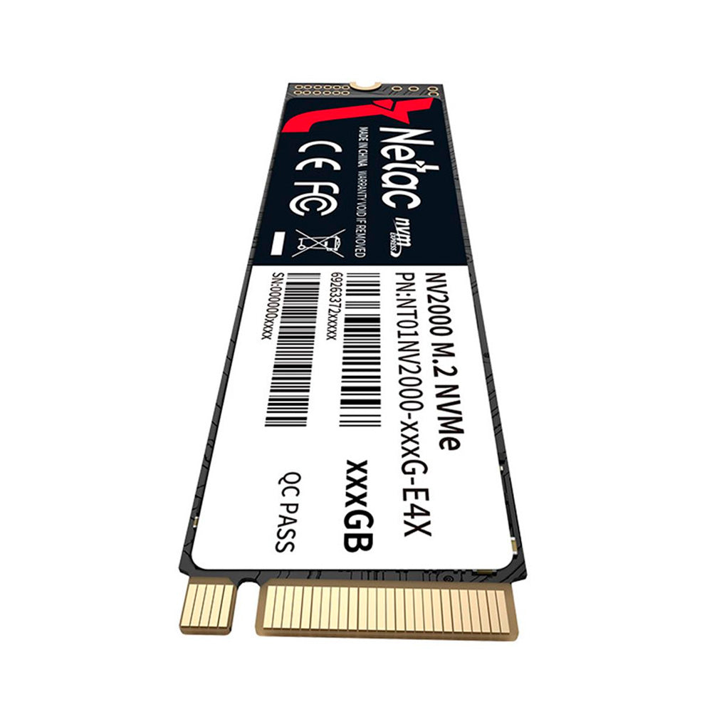 Disco Duro Netac SSD NVMe M.2 NV2000 de 256GB Codigo NT01NV2000-256-E4X