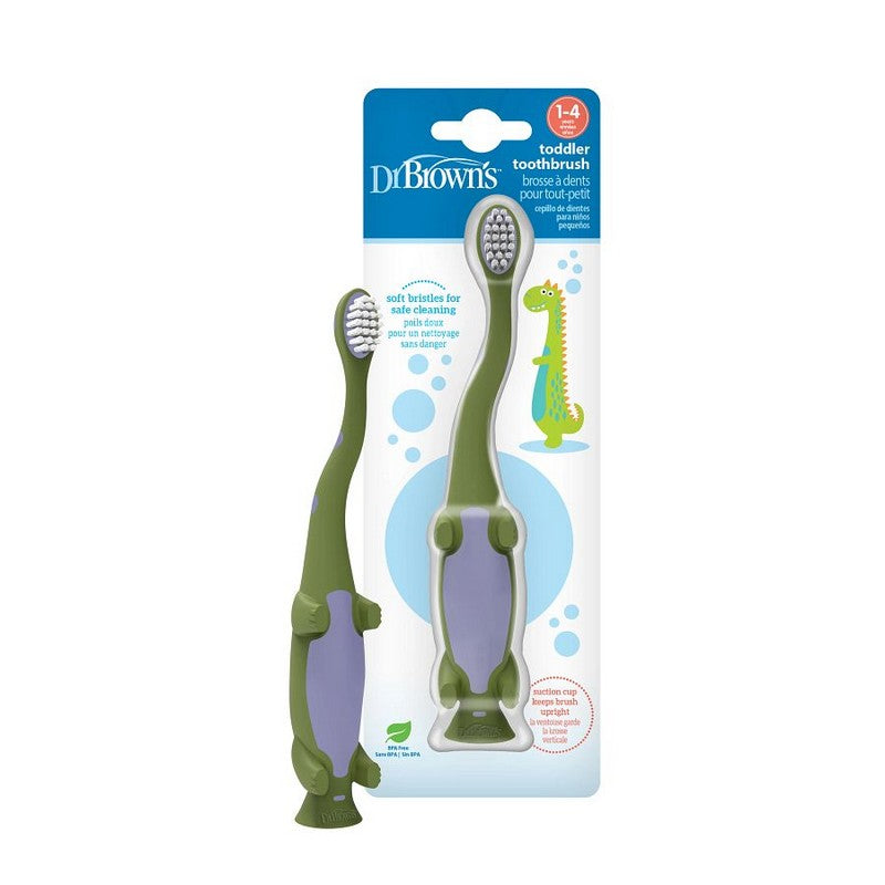 Cepillo de Dientes Dino Verde Dr. Brown's  HG088