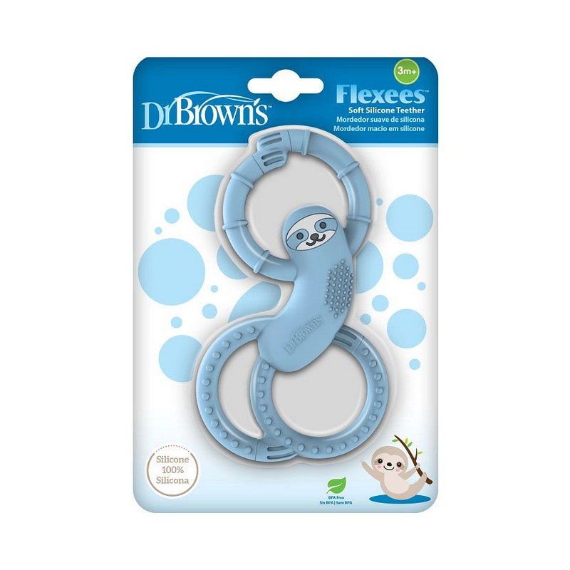 Dr. Brown's - Mordedor Flexible Perezoso Azul TE011-INTL