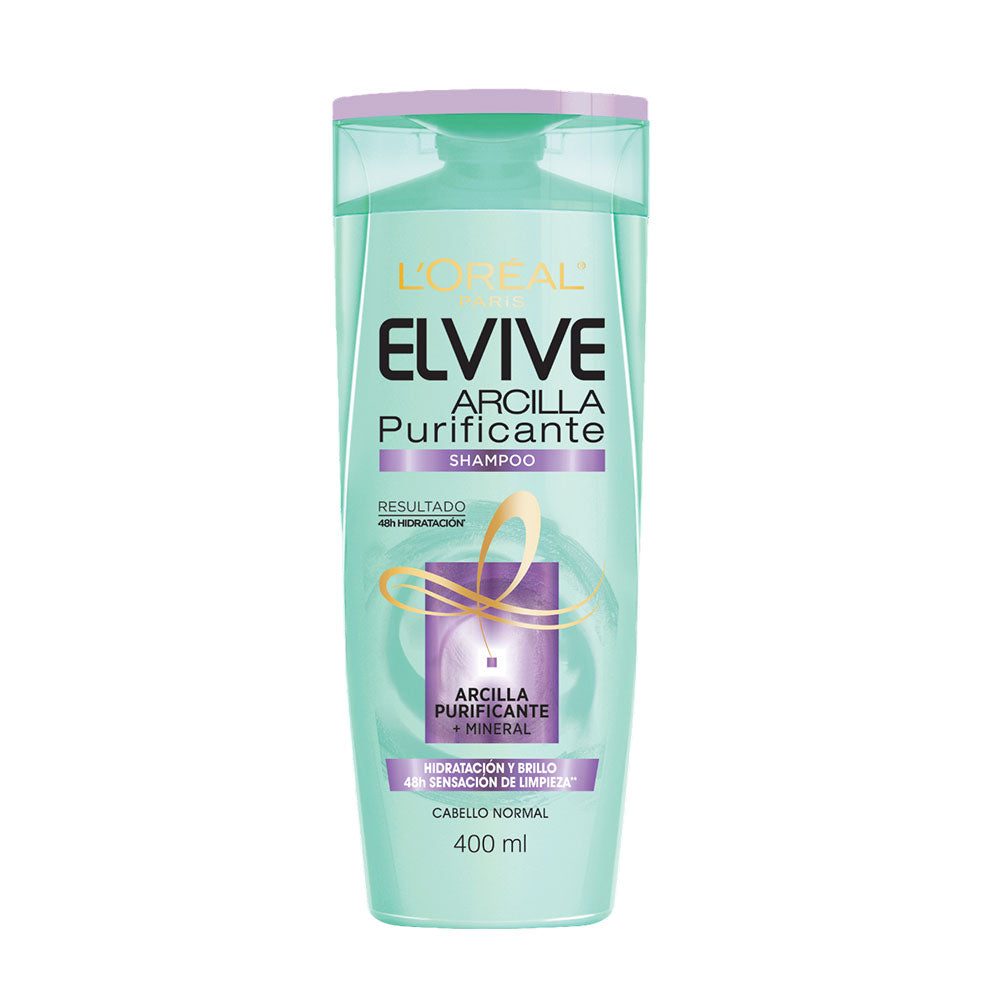 Shampoo Elvive Arcilla Purificante 400 ml