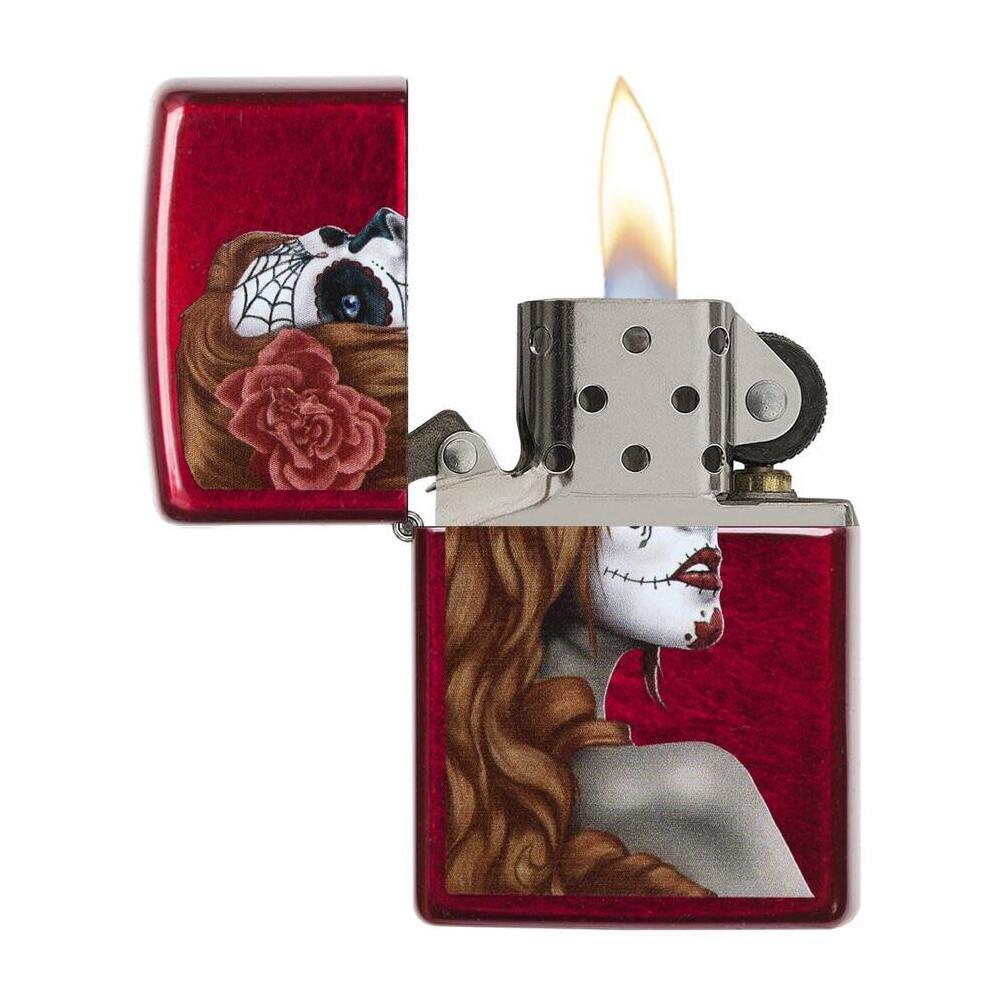 Encendedor Zippo Día de Muertos Niña 28830