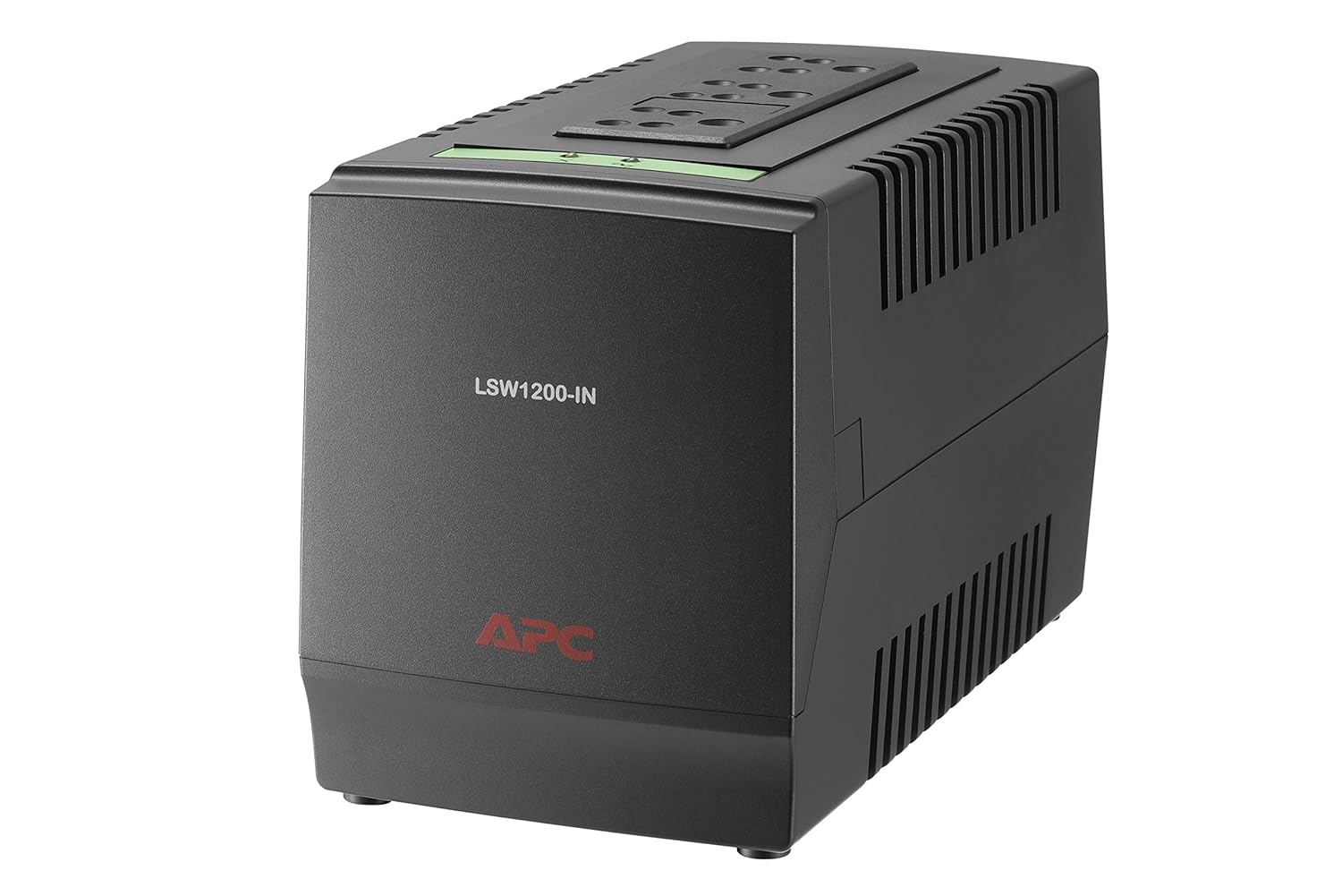 Estabilizador APC Regulador de Voltaje 1200 VA, 3 Enchufes Universales APCLSW1200-IND