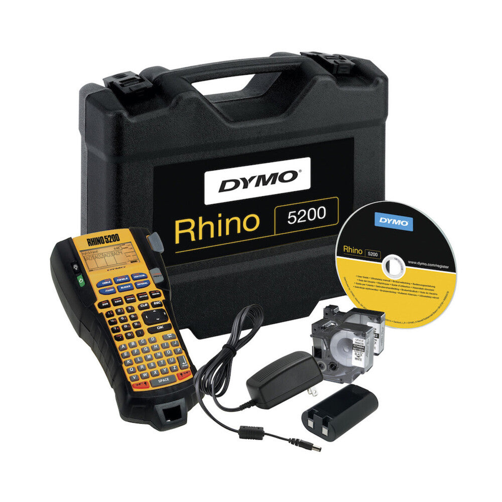 Etiquetadora Dymo Rhino 5200 Industrial Kit Maletin Codigo 1756589