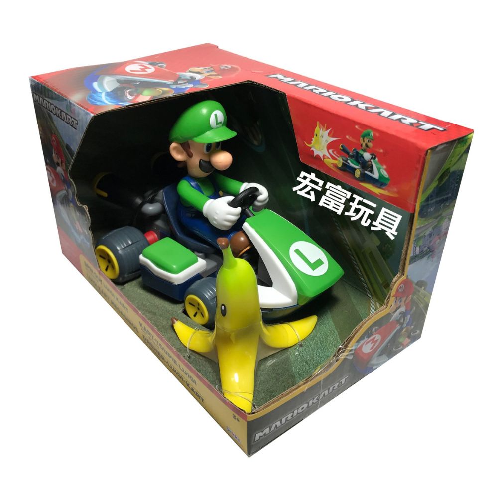 Figura de Acción Jakks Pacific Luigi Kart Megagiros Con Banana