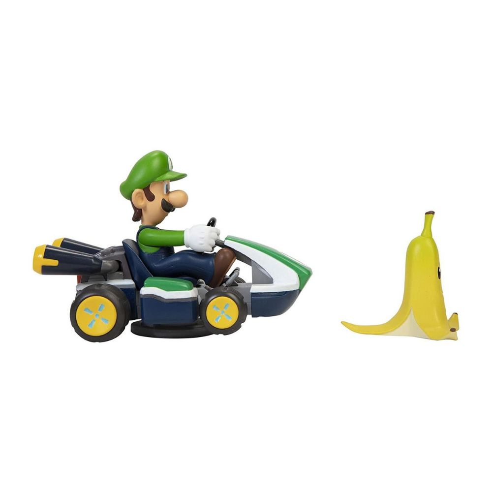 Figura de Acción Jakks Pacific Luigi Kart Megagiros Con Banana