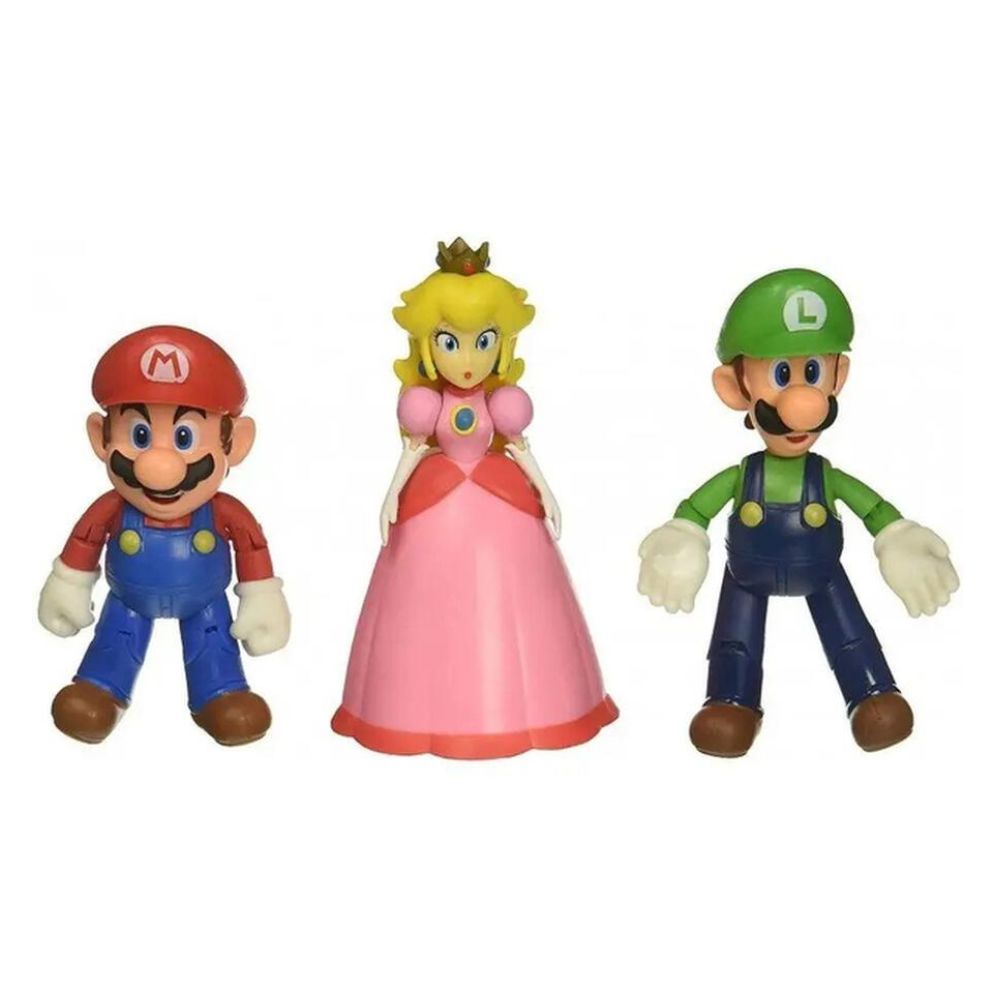 Figuras de Acción Super Mario Multipack Reino Champiñon