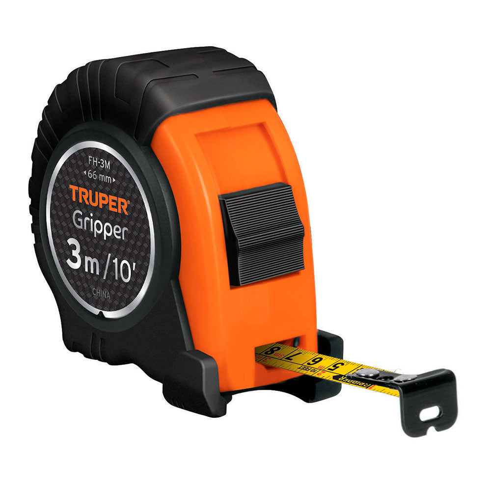 Flexómetro Gripper Truper Contra Impactos