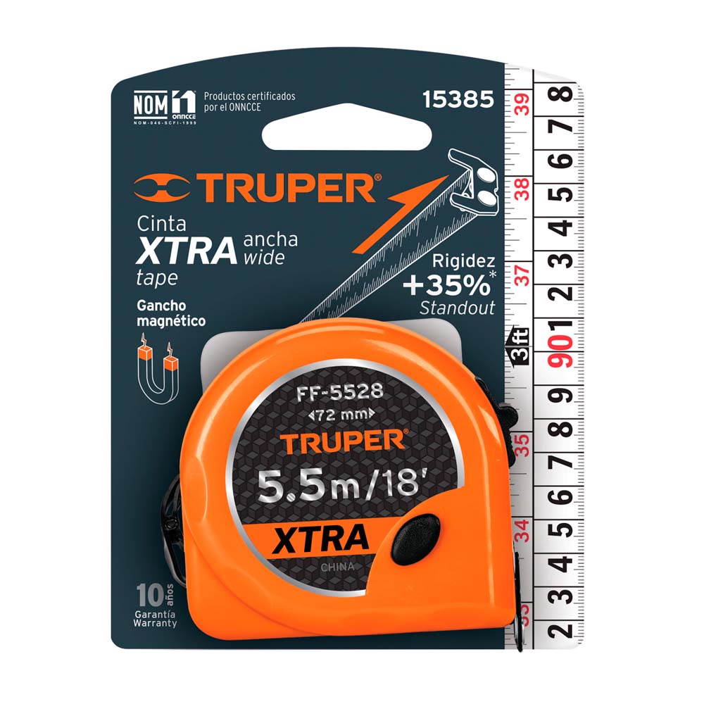 Flexómetro Truper XTRA 5.5m