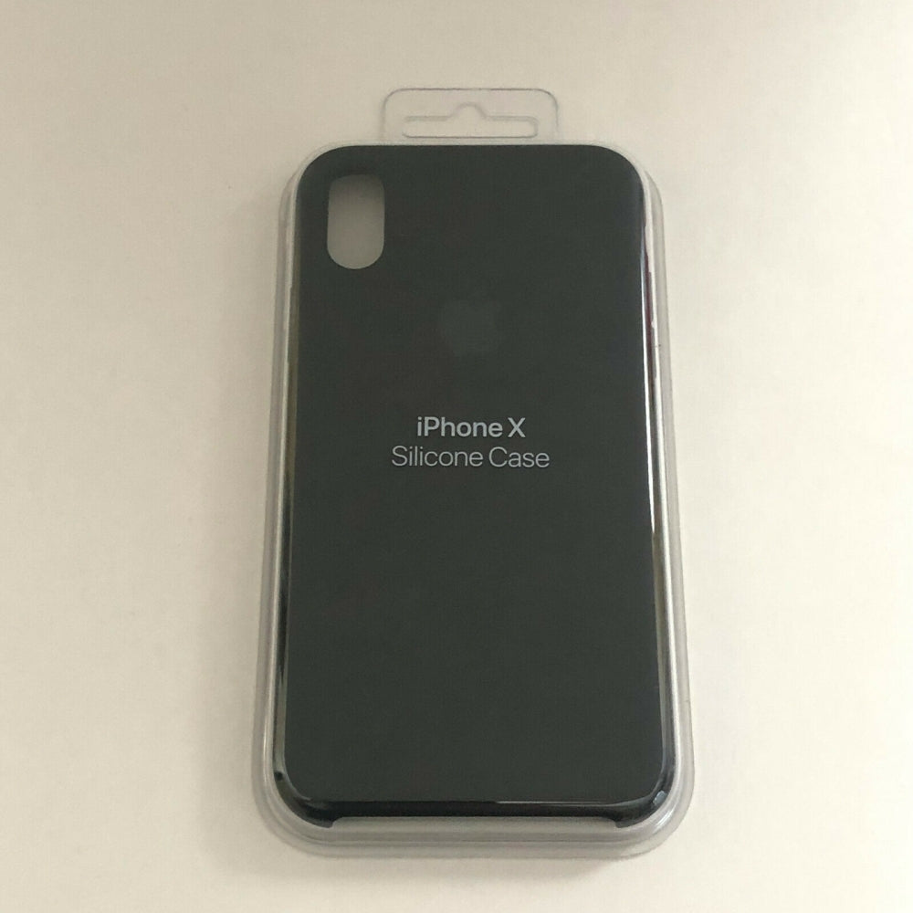 Funda Apple Original Iphone X de Silicona color Negro Codigo MQT12FE/A