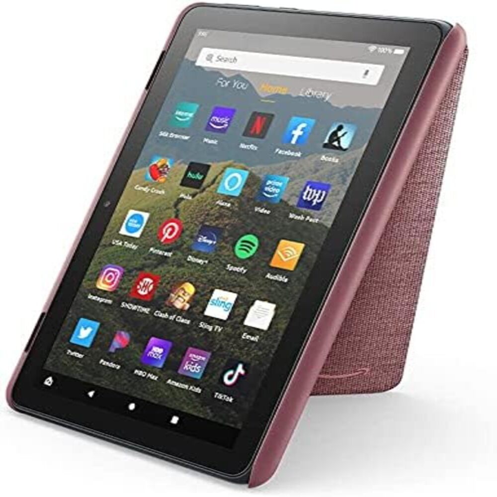 Funda Amazon Original para Tablet Amazon Kindle Fire HD8 10ma Gen color Rosado