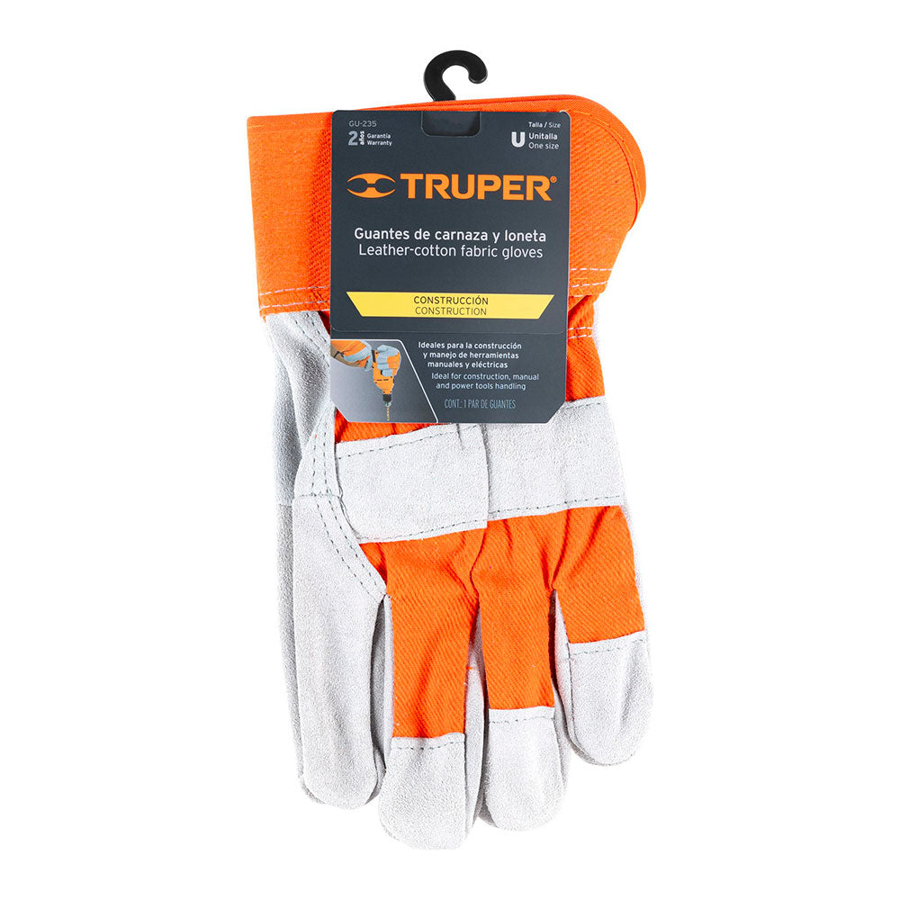 Guantes de Carnaza Truper Unitalla