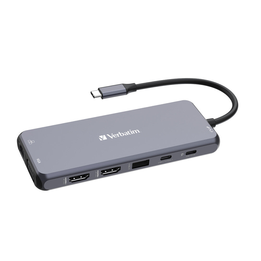 Hub Multipuerto USB-C Verbatim Pro CMH-14 Puertos