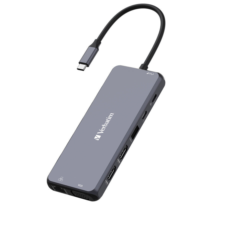 Hub Multipuerto USB-C Verbatim Pro CMH-14 Puertos